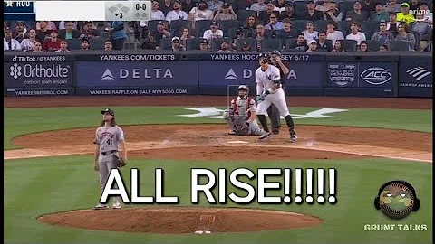 Aaron Judge and Giancarlo Stanton hit home runs!! Juan Soto Pure Hustle!! Astros vs. Yankees