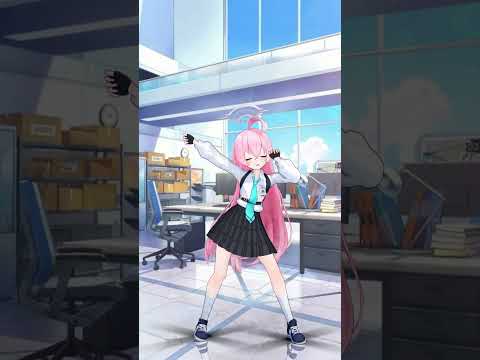 【MMD】推しの子 B小町 POP IN 2 dance cover by Blue Archive Takanashi Hoshino 小鳥遊ホシノ #mmd #shorts