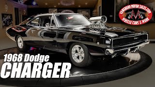 1968 Dodge Charger Restomod For Sale Vanguard Motor Sales #8491
