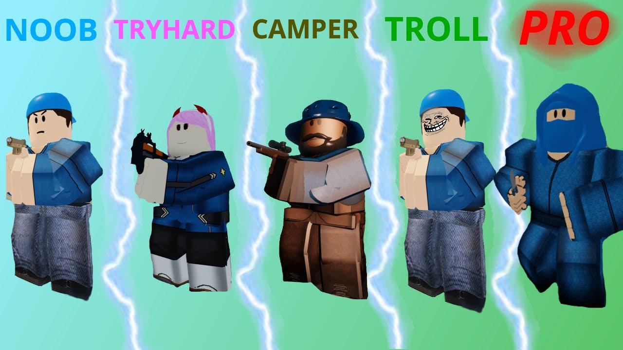 Roblox Arsenal Noob Skin Blue Team