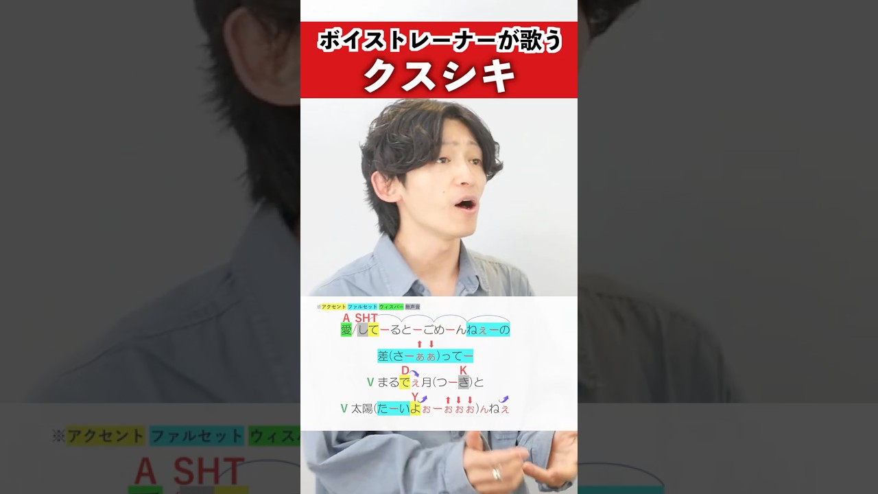 【ボイストレーナーが歌う】クスシキ / Mrs. GREEN APPLE【シアーミュージック梅田校 平田勇也】#shorts