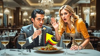 картинка: Не ешь это!» — официантка крикнула миллиардеру, он замер, узнав правду