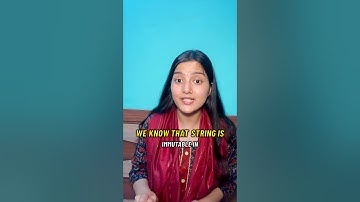 Why is char[] preferred over String for storing passwords? || Interview Question