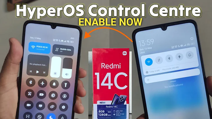 Redmi 14C HyperOS New Control center - Change Now | HOW TO CHANGE CONTROL CENTER ON REDMI 14C