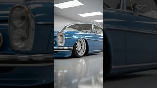 1972 Mercedes-Benz W114 Coupé — Ultra-Low Stance Retro Build