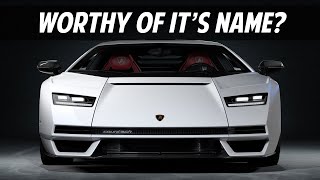 Why The 2022 Lamborghini Countach is a masterpiece most hate