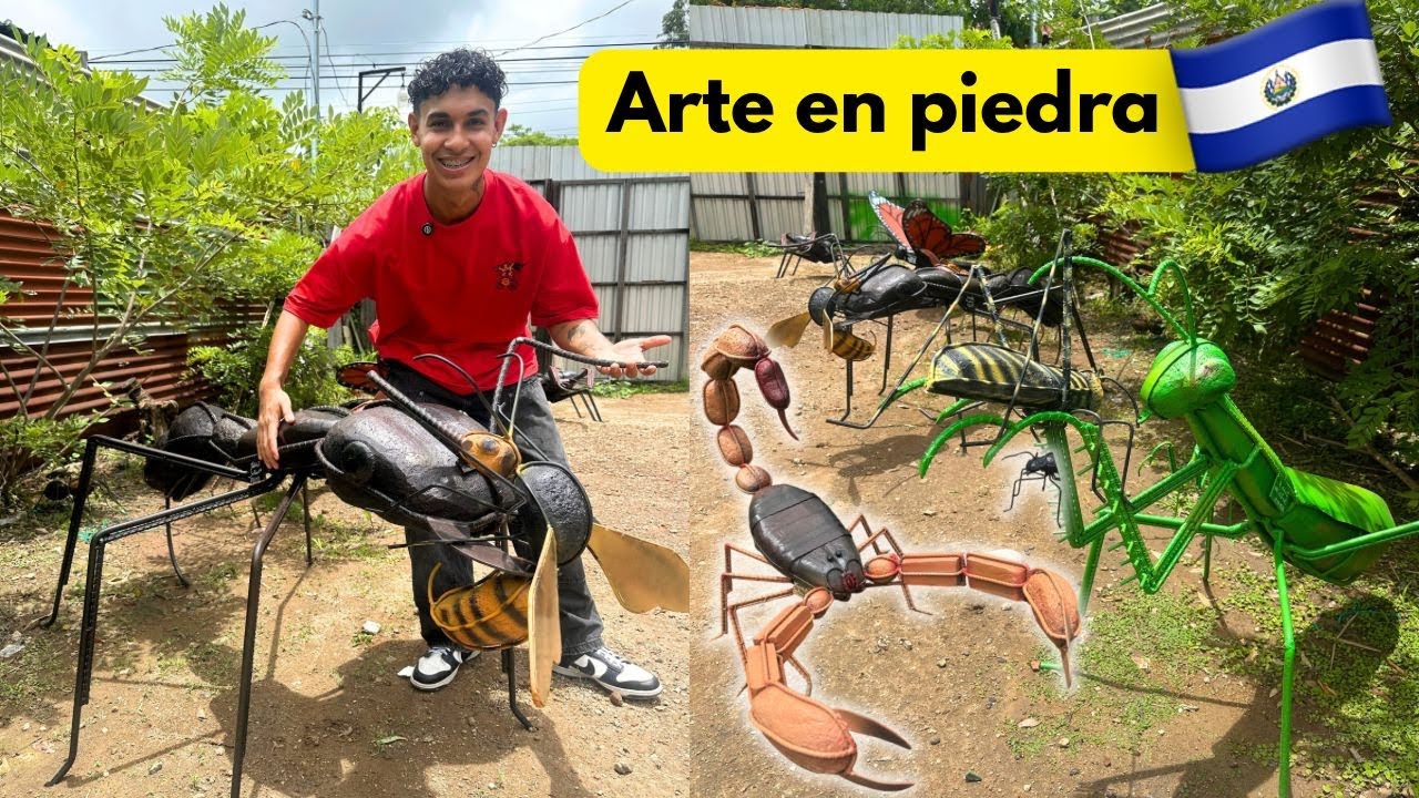Arte en Piedra y metal en EL SALVADOR 😱🇸🇻👌🏼 San Pedro Nonualco👌🏼👌🏼