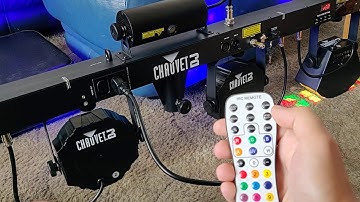 Chauvet Gigbar2 Laser test