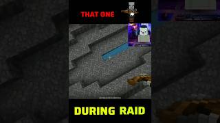 that one pillegar 👹 during Raid 😈 451% time #minecraft