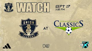 Union Academy U17 at PA Classics [9.17.23]