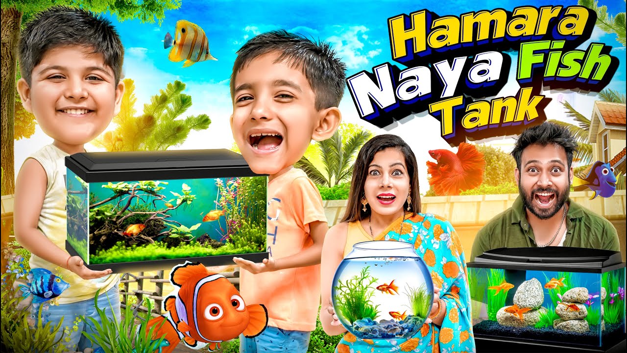 Hamara New Fish Tank | Ridhu Pidhu - YouTube