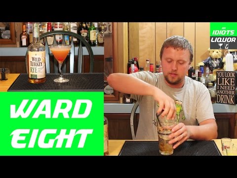 Ward Eight Cocktail - A Whiskey Sour Alternative w/ Wild Turkey Rye | Whiskey Drinks