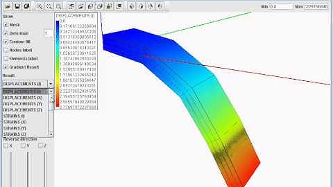 Impact Explicit Finite Element Solver Sample springboard
