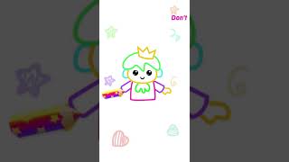 The Best Princess Magic Paint Game #Shorts screenshot 2