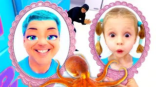 Nastya aprende a contar del 1 al 10 y gana regalos | colección de videos para niños