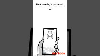 I hate creating new passwords 😭