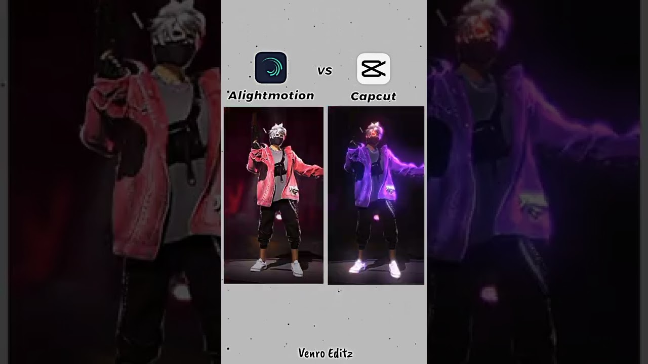 Capcut VS Alightmotion // ff edit Addict 🔥| Venro Editz #shorts