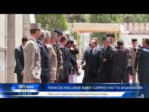Francois Hollande makes surprise visit to Afghanistan