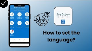 How to set the language in Hyatt Inclusive Collection?