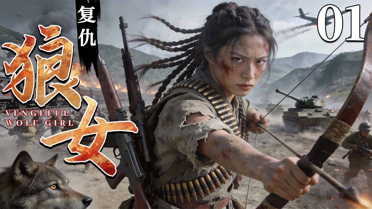 【超好看抗战剧】复仇狼女 01 | 草莽村姑为报仇千里追杀，率江湖狼兵穿越天险与敌人厮杀血战兆阳关！