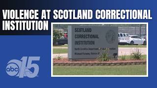 Families seek answers about safety of employees and inmates at Scotland Correctional Institution.