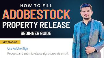 Adobestock Property Release Form Using Adobe Sign Email Signature | Adobe Stock Property Release