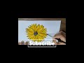 Painting for Kids|Shorts | Sunflower painting