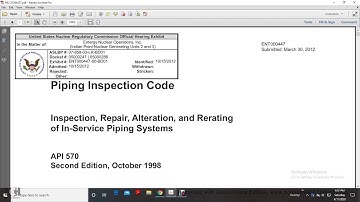 API 570 INSERVICE PIPING PART 1