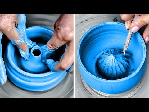 ステキな陶芸づくりのアイディアとDIYセラミッククラフト - YouTube