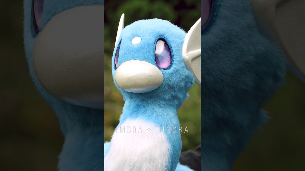 Making a Dratini Pokemon art doll 
