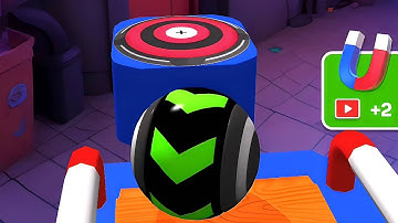 Sky Rolling Ball 3D Gameplay Speedrun Max All Levels 136