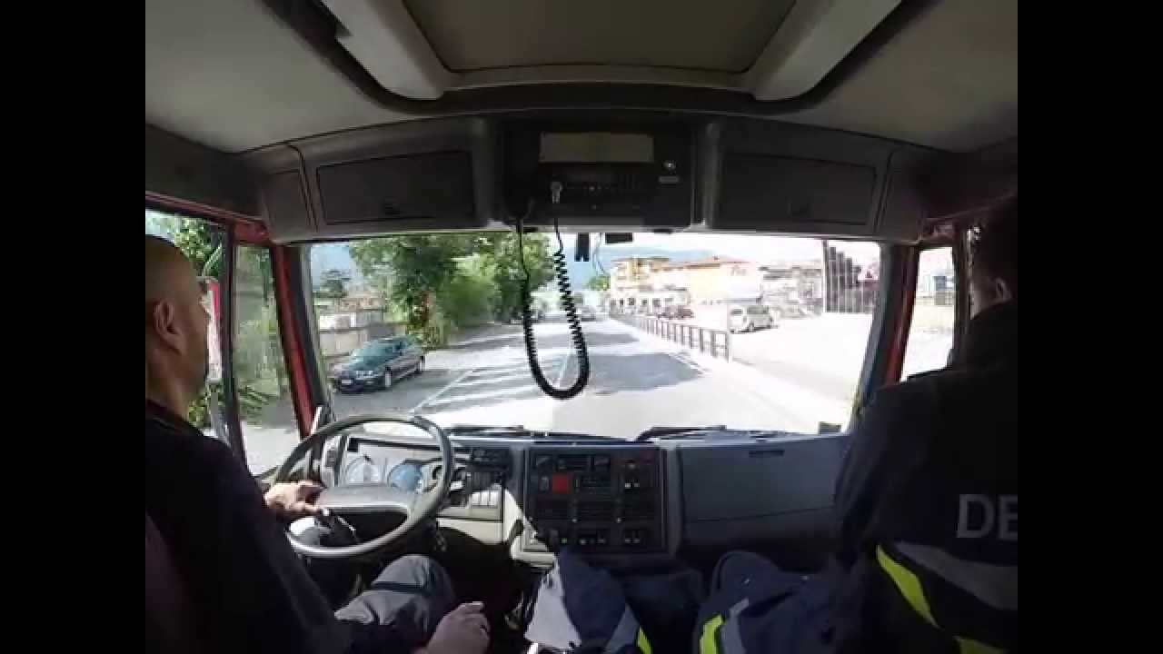 Prima partenza VVF Rovereto