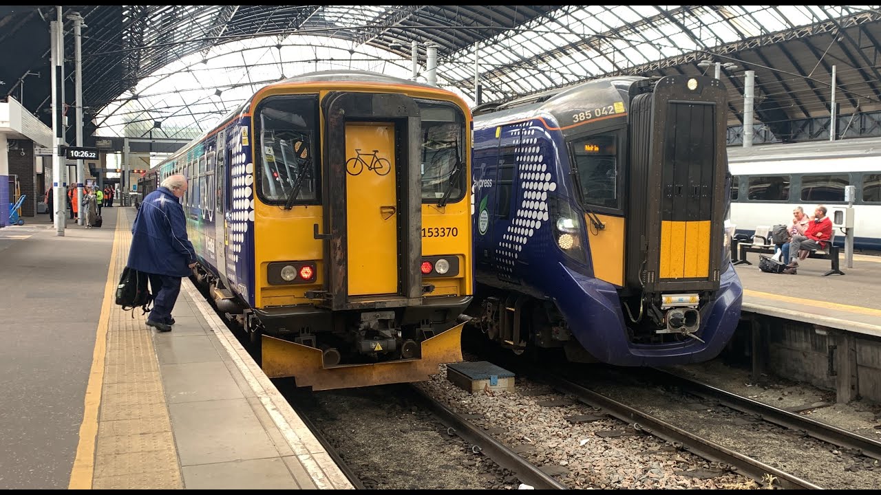 Trains at Glasgow Queen Street YouTube