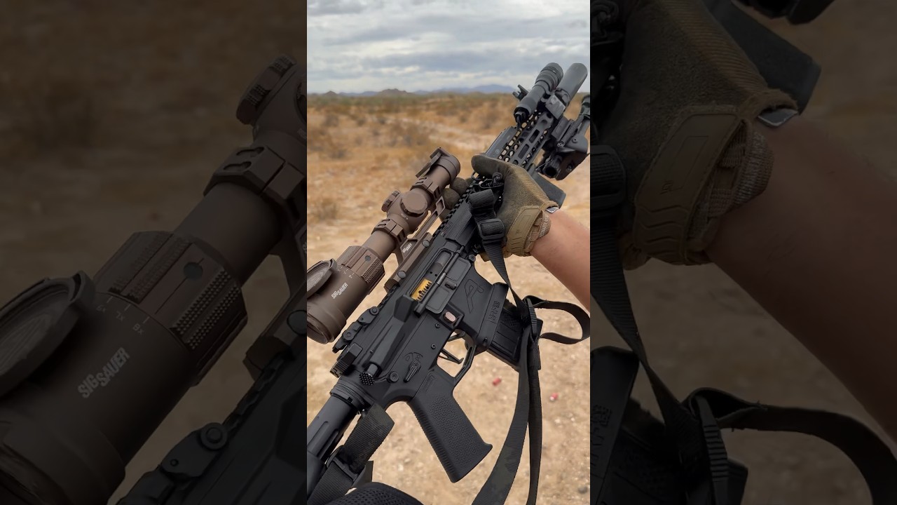 Custom 14.5 223 Wylde AR15 Goodness #223 #rifle #ar15 #gun #viral #shooting #shorts #asmr