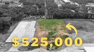 [SOLD SEPT 2023] Aerial Views of a Commercial Site for Sale in Argyle, Texas