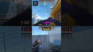 Fast Break to Fast Cross Smokes! apEX &amp; Zyw0o Nuke Outside Plays #Shorts #cs2clips