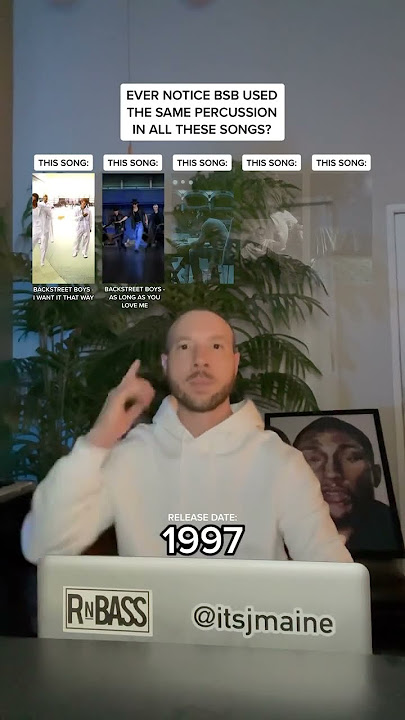 Ever Notice The Backstreet Boys Used The Same Percussion In All Of These Songs? #shorts #bsb #group