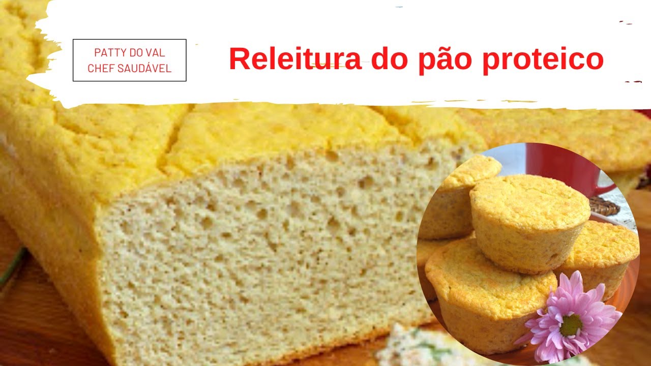 Pão proteico I low carb sem glúten I Sem lactose