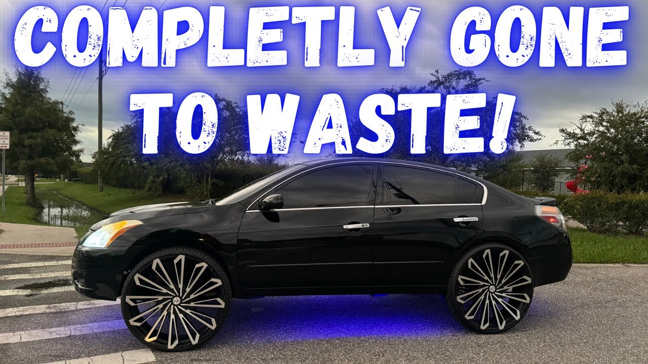 Nissan Altima Build On 28s Gets….. #builtnotboughtwithtre #projectcars ...