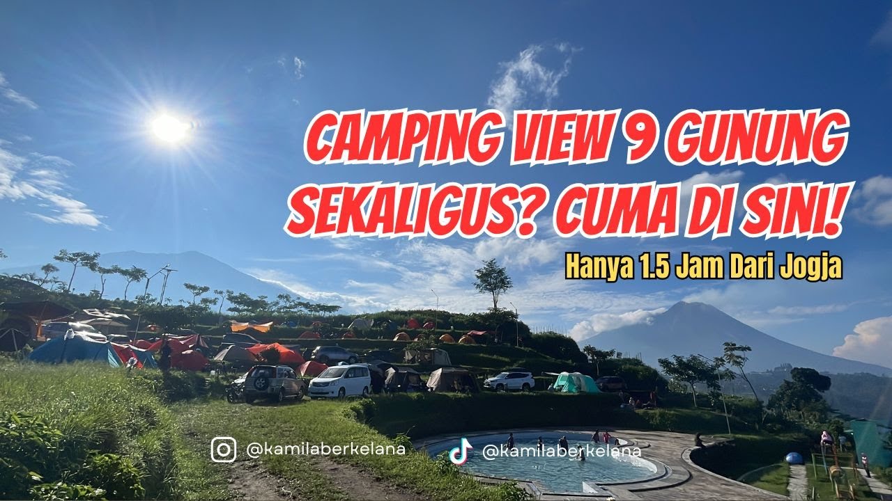 Gak Nyangka! Camping Murah, View 9 Gunung Sekaligus di Gunung Gupak Magelang