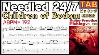 Children of Bodom - Needled 24/7 TAB (Standard tuning) BPM192