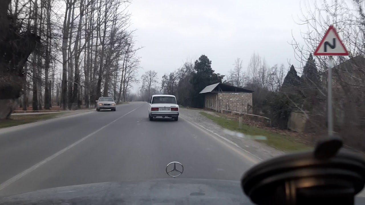 Goycay Ucar Avtomobil Yolu Avtomobillerin Hereketi