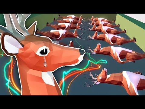 ОЛЕНИ ТОЖЕ ПЛАЧУТ. ПЛОХАЯ КОНЦОВКА ► Deeeer Simulator | Симулятор олЕЕЕЕня #3