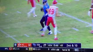 Ryan Tannehill leads Titans to final game winning drive? Chiefs vs Titans highlights