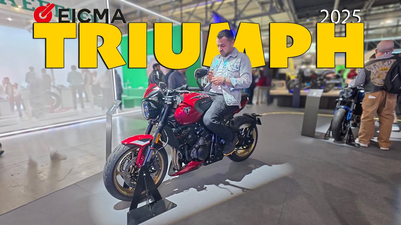 Varım Diyor! Eicma 2025 Triumph Standındaki Yenilikler...