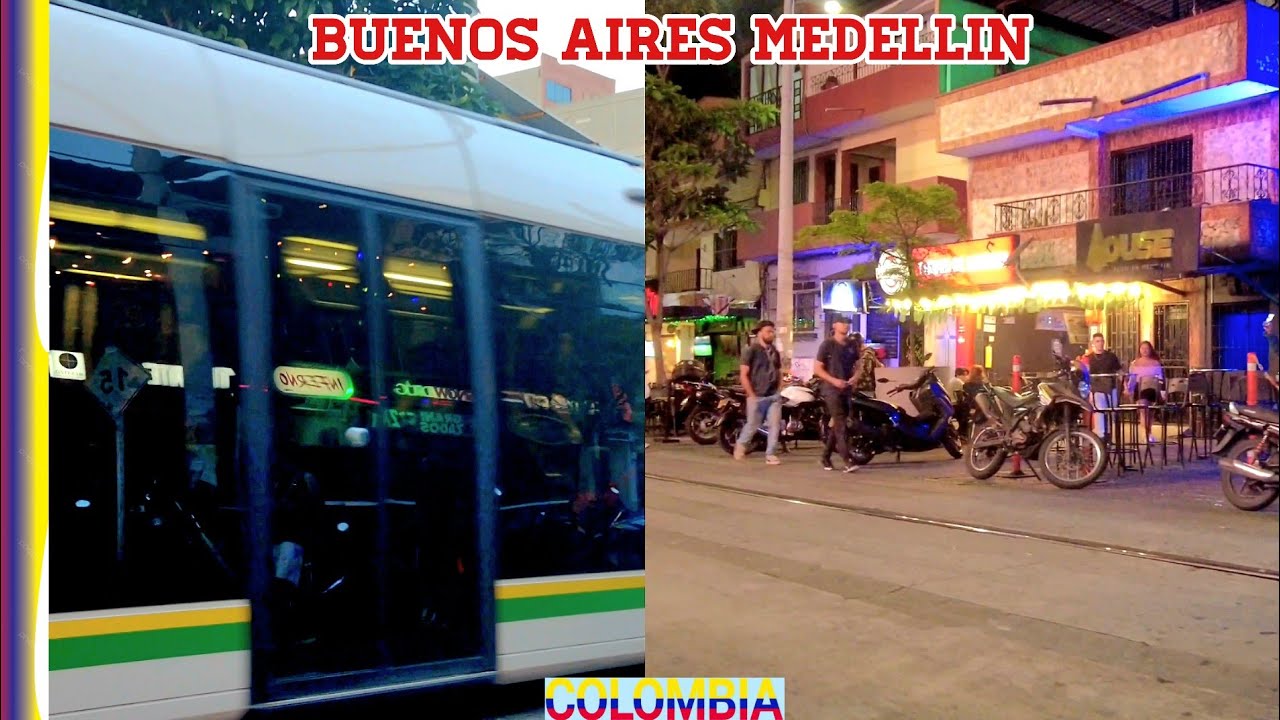 🇨🇴 TRANVIA TO BUENOS AIRES MEDELLIN 4K.