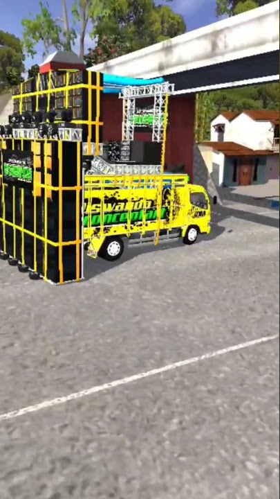 TRUK SOUND SYSTEM NYANGKUT DIPORTAL REL KERETA API🗿👆