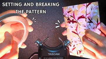 ASMR Setting and Breaking the Pattern (with Fast Tapping) - NO TALKING
