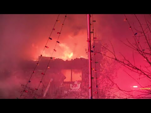 Fire destroys home in Luzerne County - YouTube