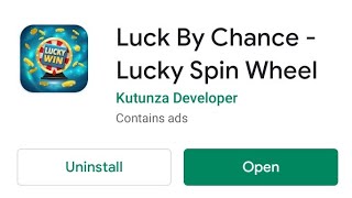 Luck by chance : Lucky spin wheel - New Paytm earning app 2020||Paypal earning app2020|| screenshot 1